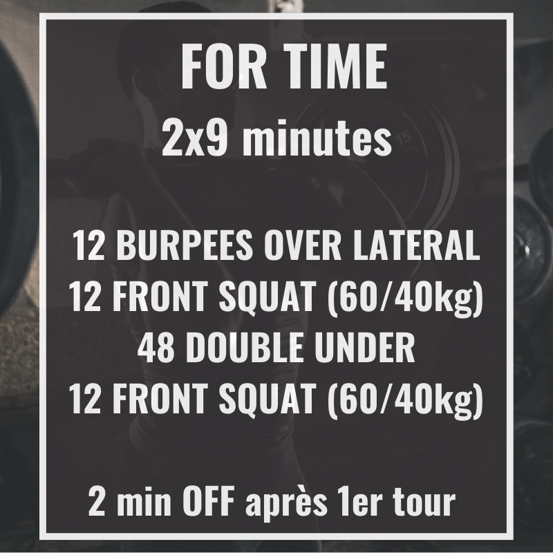 WOD front squat