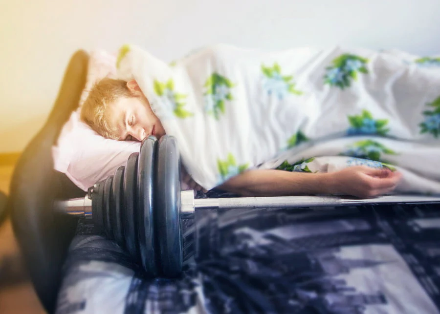 Personne endormie, illustration de la fatigue