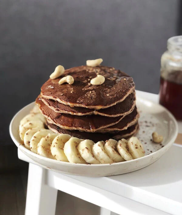 Pancakes protéinés à la banane