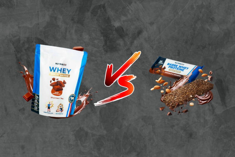 whey ou barre proteine