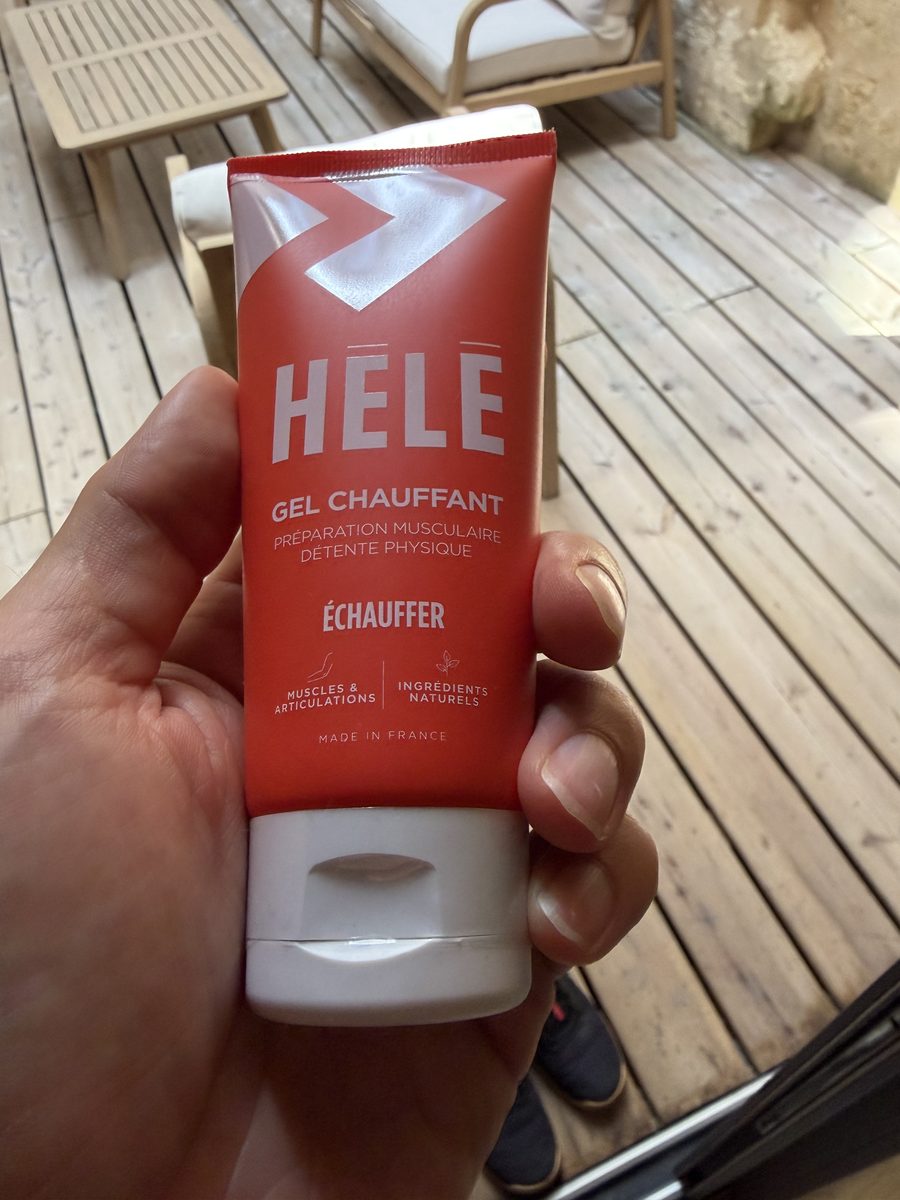 Tube HÉLÉ Gel chauffant Échauffer 75 ml, préparation musculaire et détente physique